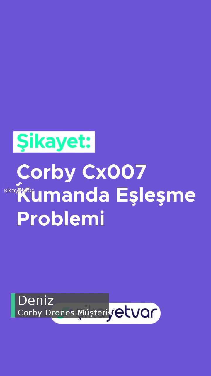 Corby Cx007 Kumanda Eşleşme Problemi videonun kapak resmi
