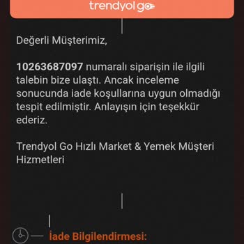 Alerjen Uyarısına Rağmen Mayonezli Ürün Gönderildi, İade Ve Değişim Reddedildi