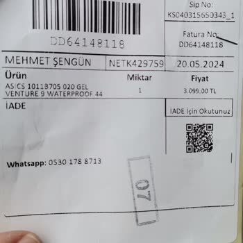 Koray Spor Ve Asics Arasında Kayıp Form Numarasıyla Çözümsüz Kalan Ayakkabı Sorunu