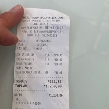 Avanos Köfteci Yusuf'ta Hizmet Ve İletişim Hayal Kırıklığı