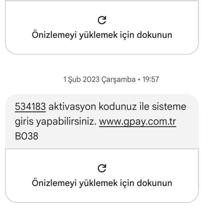 GPay Aktivasyon Kodlarıyla İlgili Numarama İzinsiz Mesaj Geliyor