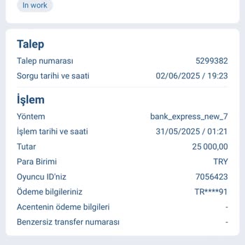 1xBet Onaylanan Para Transferimin Hesabıma Aktarılmaması ve İletişim Sorunu