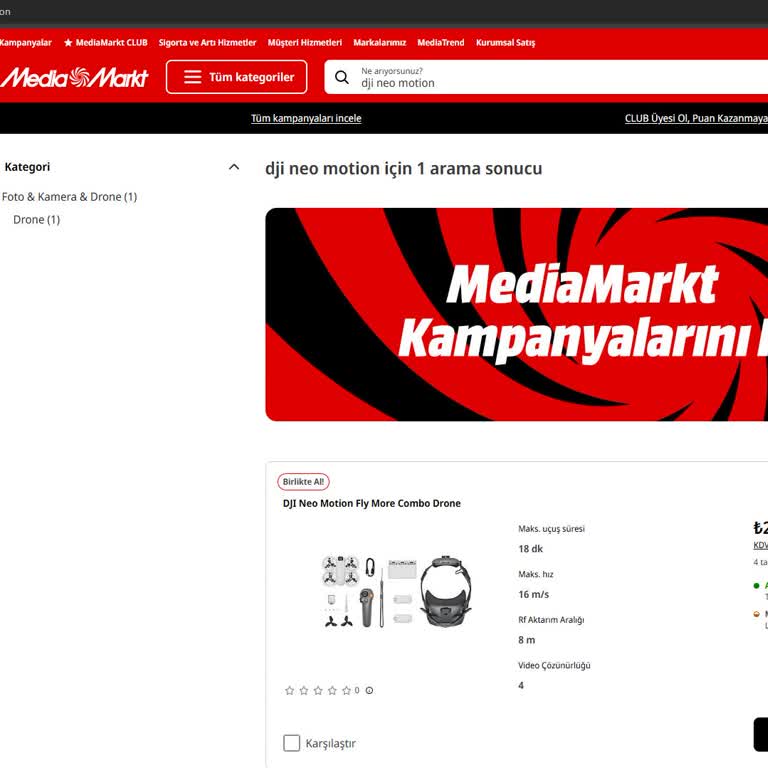 Satın Aldığım Drone Kısa Sürede Büyük İndirime Girdi, Fiyat Farkı İçin Destek Bekliyorum