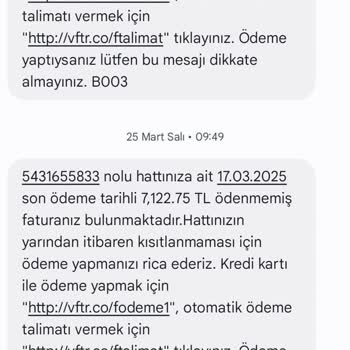 Vodafone Tarafından Kişisel Hat Bilgilerimin Üçüncü Kişiyle Paylaşılması Ve Gizliliğimin İhlali