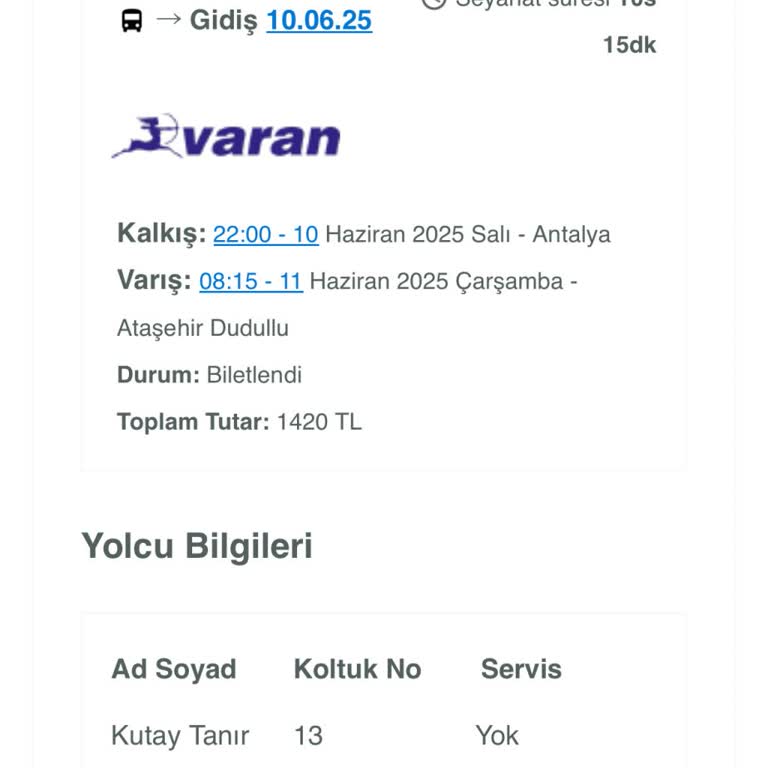 Enuygun.com'da Bilet İptali Sonrası Yetersiz Destek Ve İade Süreci Hayal Kırıklığı Yarattı