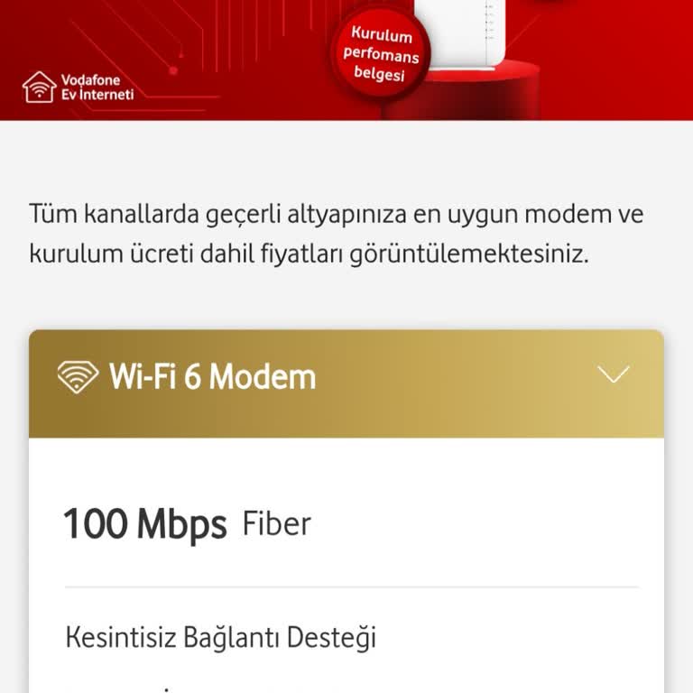 Vodafone Kampanya Bilgilerinde Modem Ve Kurulum Ücretiyle İlgili Yanıltıcı Açıklama