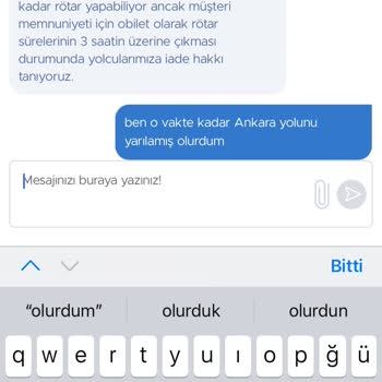 Obilet Üzerinden Alınan Bilette Uzun Süreli Rötar Ve Yetersiz Destek
