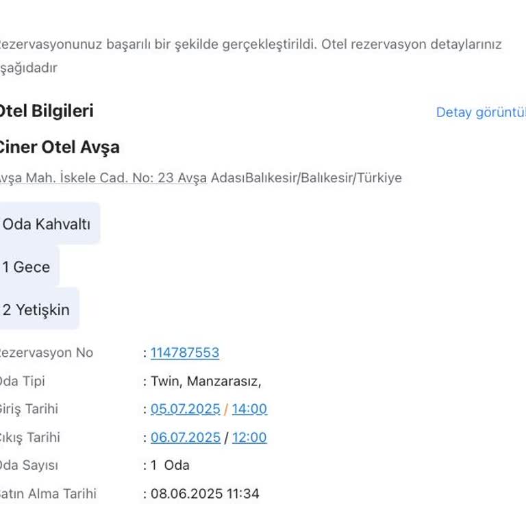 İptal Edilemeyen Rezervasyon Nedeniyle Mağduriyet Yaşadım