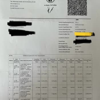 Aracın Servis Sonrası Çalışmama ve Sorunların Devamı Hakkında Şikayet