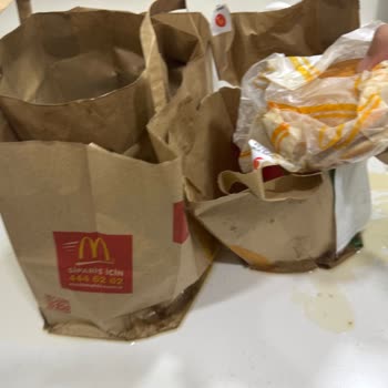 Eksik Ve Dökülmüş Siparişe Rağmen Migros Yemek Ve McDonald's İlgisiz Kaldı