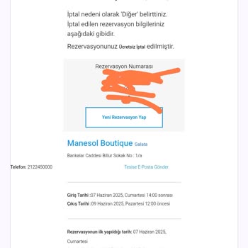 Bayram Günü Rezervasyon İptali Ve Para İadesi Sorunu