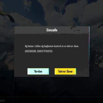 PUBG Mobile'a Giriş Yapamıyorum, Yardım Bekliyorum