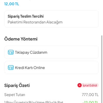 Siparişim Şube Kapanmadan Gözümün Önünde İptal Edildi