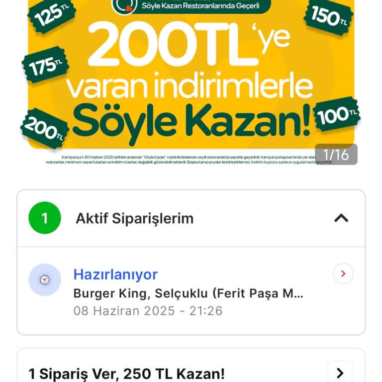 Migros Yemek Siparişimde Gecikme Ve İletişim Sorunu Yaşadım