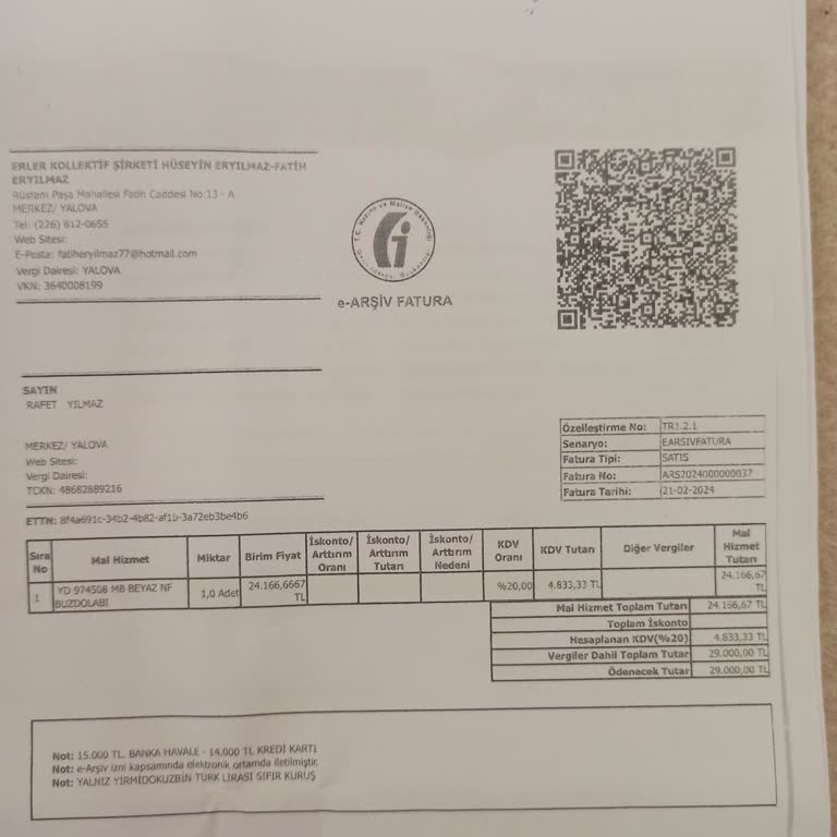 Satın Aldığım Sıfır Buzdolabının Revizyonlu Ve 2 Yıl Garantili Çıkması Mağduriyet Yarattı