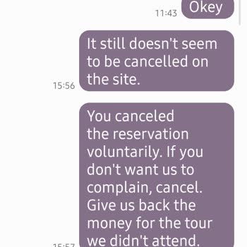Booking.com Canceled My Tour - I Still Did Not Get a Refund