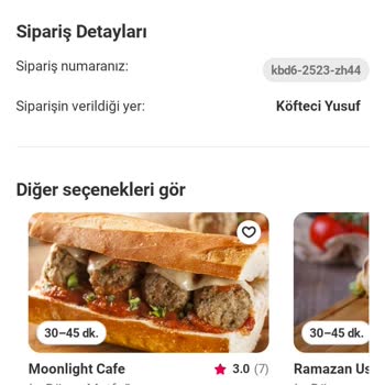 Kurye Siparişi Teslim Etmeden İptal Etti