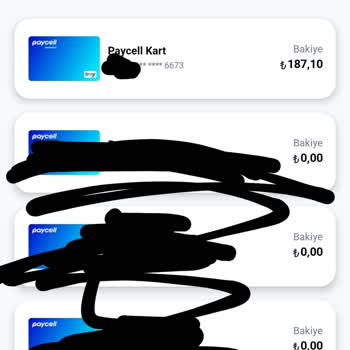 Paycell Sanal Kart Görünmüyor Paramı Ana Kartıma Alamıyorum