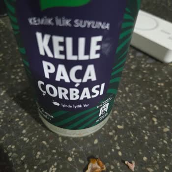 Knorr Kelle Paça Çorbasında Tanımlanamayan Yabancı Maddeyle Karşılaştım