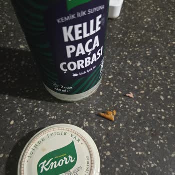 Knorr Kelle Paça Çorbasında Tanımlanamayan Yabancı Maddeyle Karşılaştım