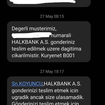 Kuryenet Ve Halkbank Arasında Kredi Kartı Teslimatında Yaşanan Sorunlar