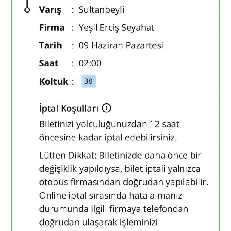 Aldığım Otobüs Biletiyle Yolculuk Yapamadım, Otobüs Hiç Gelmedi
