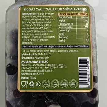 MarmaraBirlik Zeytinlerinde Beklenmedik Kalite Düşüşü Yaşadım