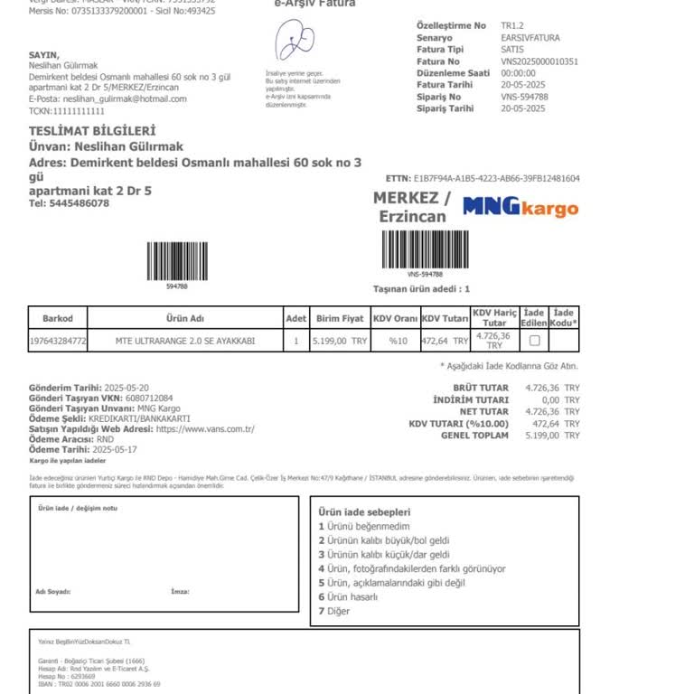 Aldığım Ayakkabıda Kısa Sürede Tiftiklenme Ve Topuk Çökmesi Yaşadım, İade Talebime Cevap Verilmiyor