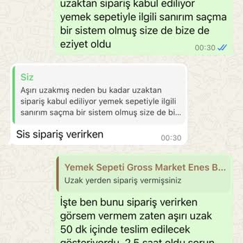 Yanlış Market Seçimi Ve Geciken Teslimat Nedeniyle Para İadesi Sorunu Yaşadım