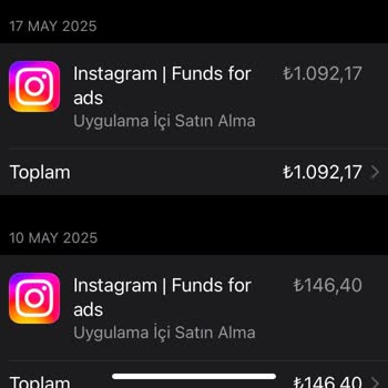 Vermediğim Instagram Reklamı İçin Hesabımdan Yüksek Ücret Çekildi