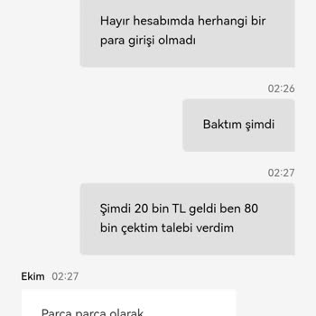 Para Çekiminde Eksik Tutar Sorunu Yaşıyorum