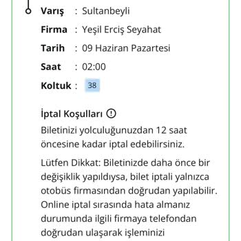 Enuygun.com Üzerinden Alınan Otobüs Biletinde Sefer Gerçekleşmedi, Para İadesi Bekliyorum