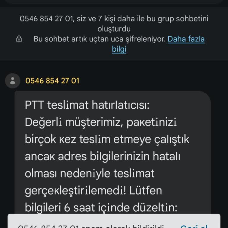 Yanlış Adres Gerekçesiyle Ek Ücret Talebi Ve Kişisel Bilgi İstemi
