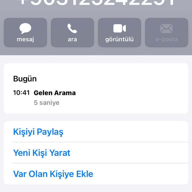 Tanımadığım Numara Tarafından Sürekli Aranıp Hattın Kapatılması Hakkında Şikayet