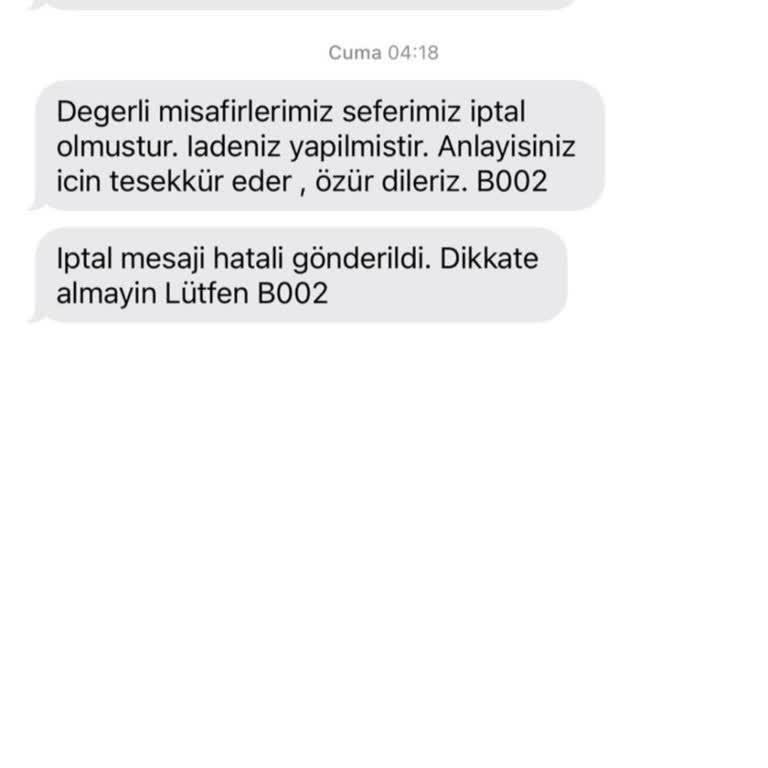 Satın Aldığım Biletle Otobüse Alınmadım, Param İade Edilmedi