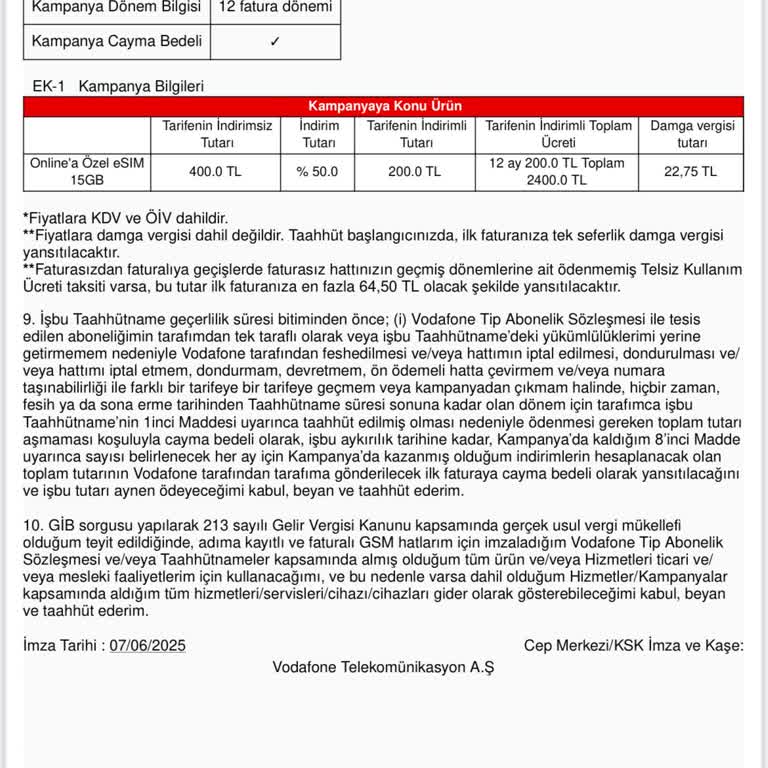 Kullanılmayan Hattın Kapatılmaması Ve Bilgi Tutarsızlığı Mağduriyeti