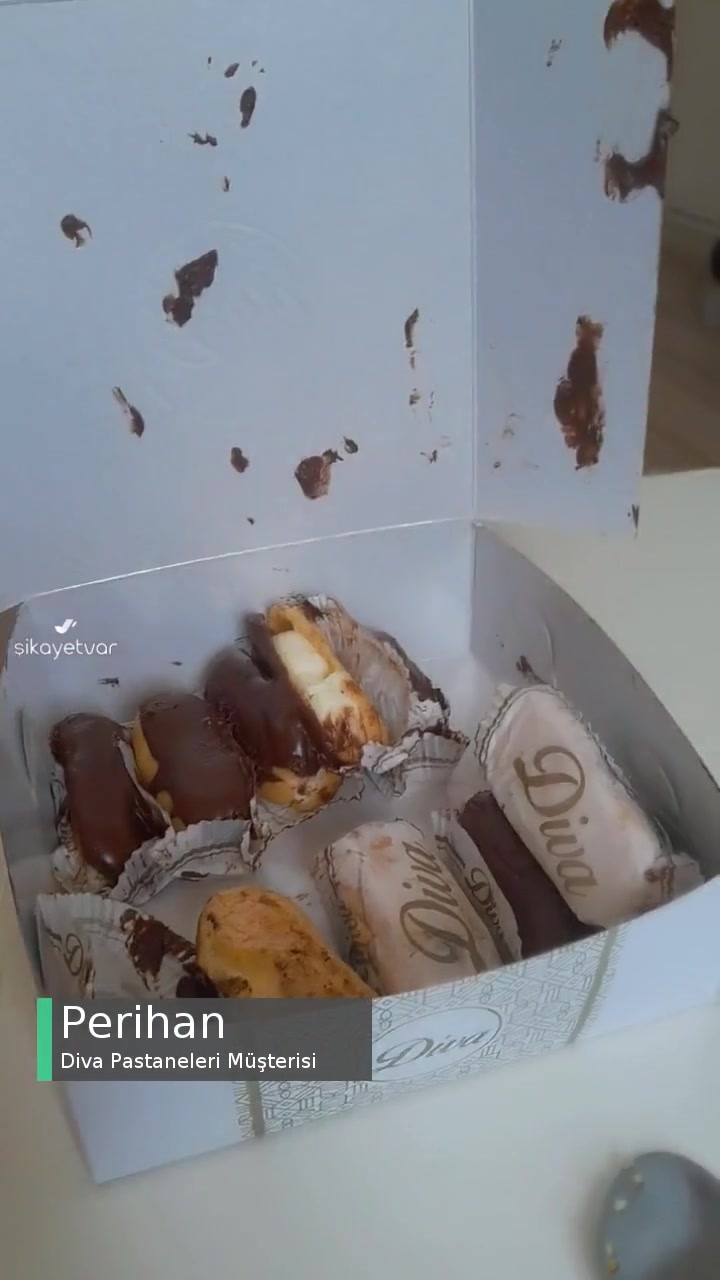 Diva Pastaneleri Misafir Var Ve Benim Ürün Bu Şekilde Geldi! videonun kapak resmi