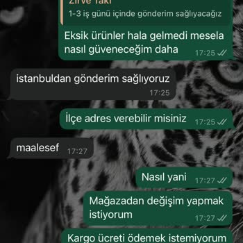 Eksik Ürün, İade Sorunu Ve Müşteri Hizmetlerinde Hayal Kırıklığı
