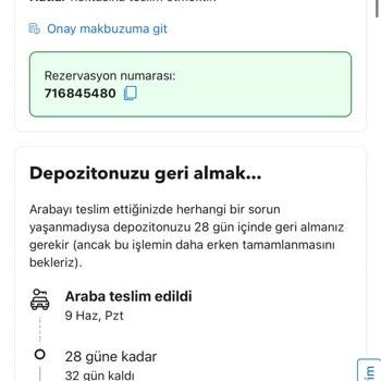 Sunexpress Üzerinden Kiraladığım Aracın Teslim Edilmemesi Ve Ücret İadesi Sorunu