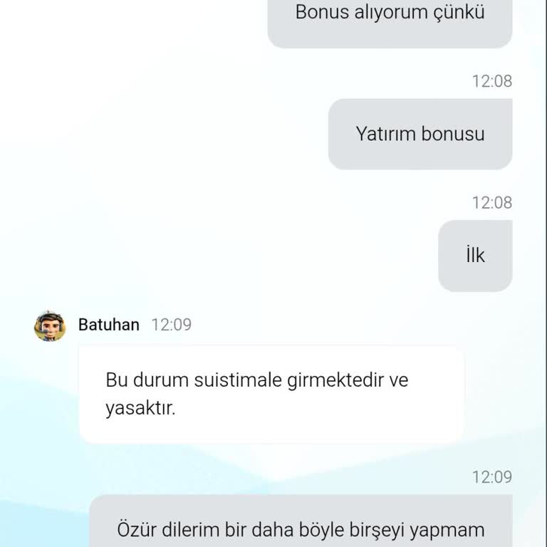 Bonus Çekim Talebim Reddedildi, Hesabım Kapatıldı