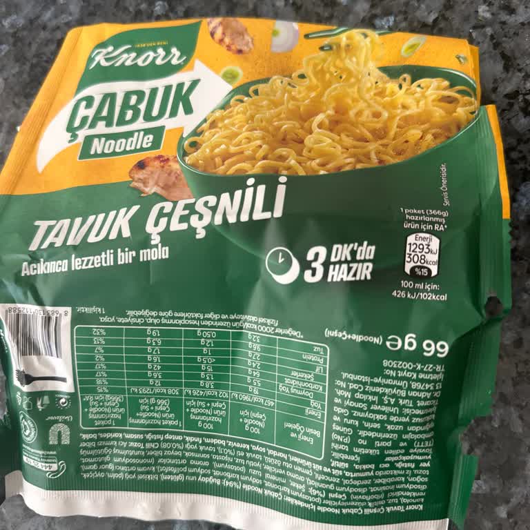 Knorr Noodle Paketlerinde Baharatların Karışması Ve Aşırı Acılık Sorunu