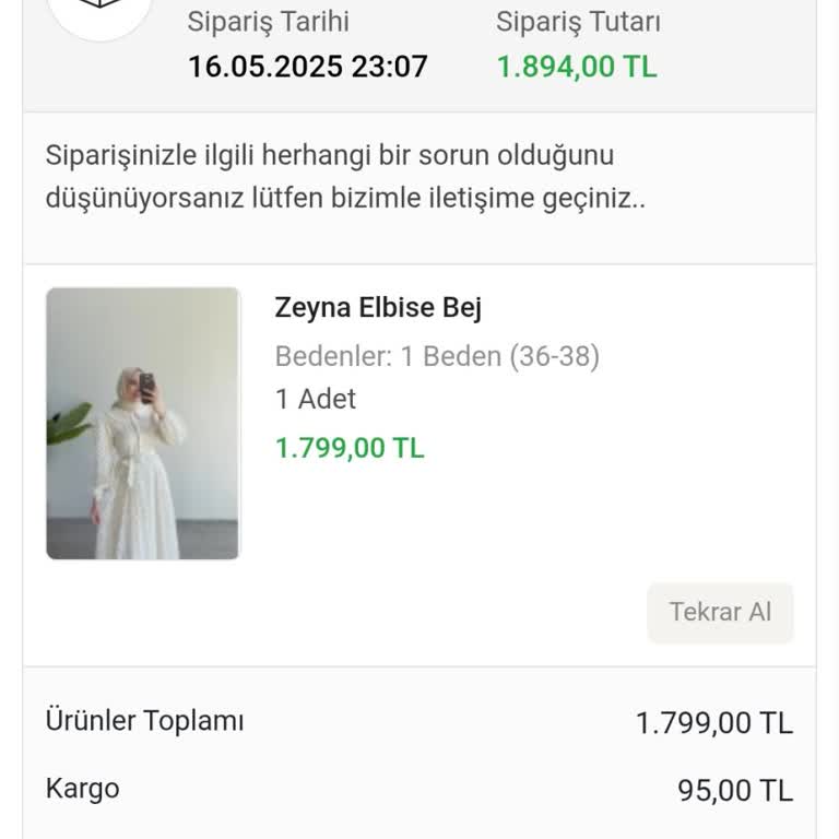 Siparişim Bir Ay Geçmesine Rağmen Kargoya Verilmedi Ve İletişim Kurulamıyor