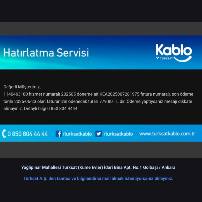 İptal Edilen İnternet Hattı İçin Fatura Ve Cayma Bedeli Mağduriyeti