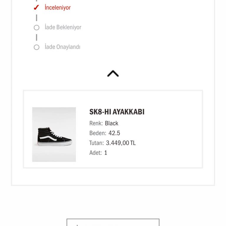 Vans İade Sürecinde Gecikme Ve Yetersiz Bilgilendirme