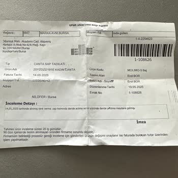 Aldığım Çanta Kısa Sürede Deforme Oldu, Mağazadan Çözüm Alamadım