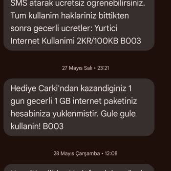 Vodafone Çark Hediyesi Sürekli Aynı: 1 GB Sıkıntısı