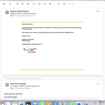 Pegasus Uçuşunda Valiz Tekerleği Kırıldı Mağduriyetim Giderilmedi