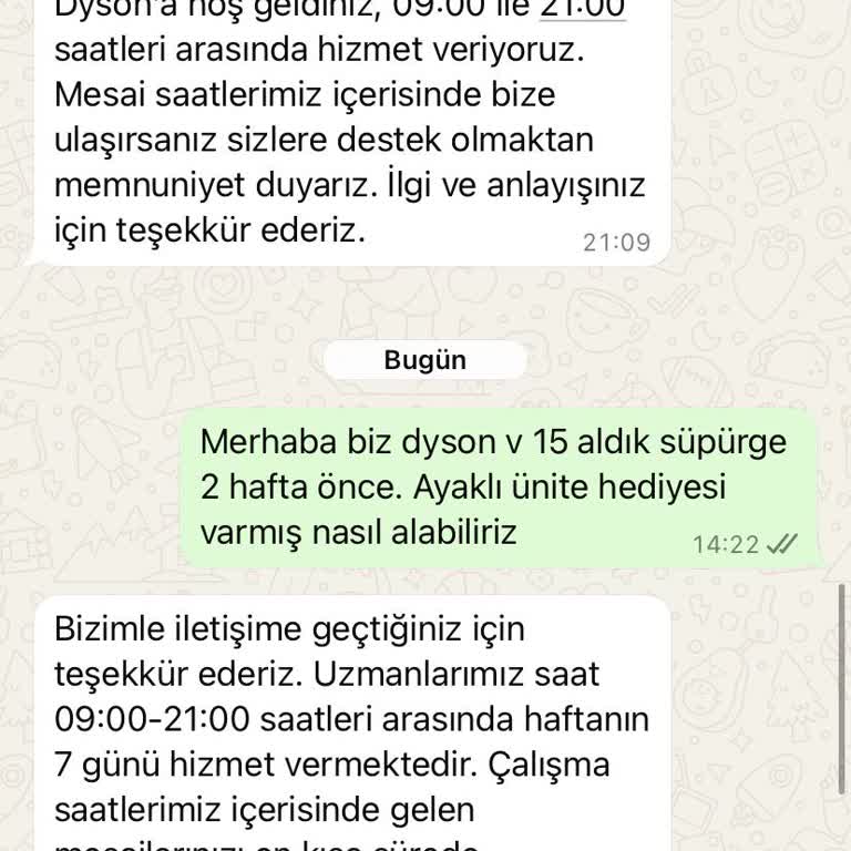 Dyson Kampanya Mağduriyeti Ve İletişim Sorunları Yaşadım