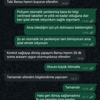 Bilgilendirme Yapılmadan Otomatik Poliçe Yenilemesi Ve Haksız Para Çekimi