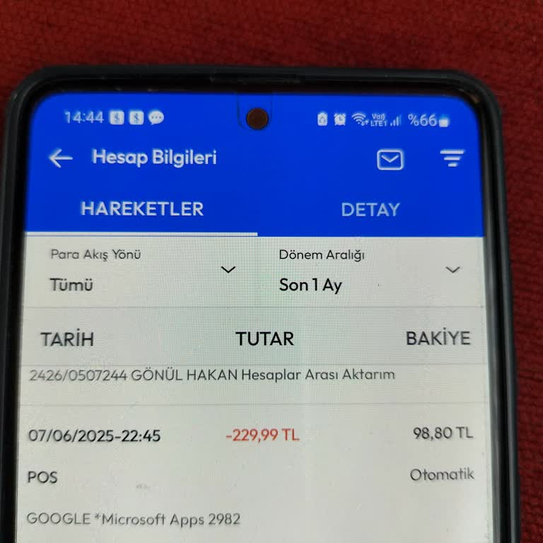 Onayım Olmadan Gerçekleşen Haksız Para Çekimi Ve Acil İade Talebi